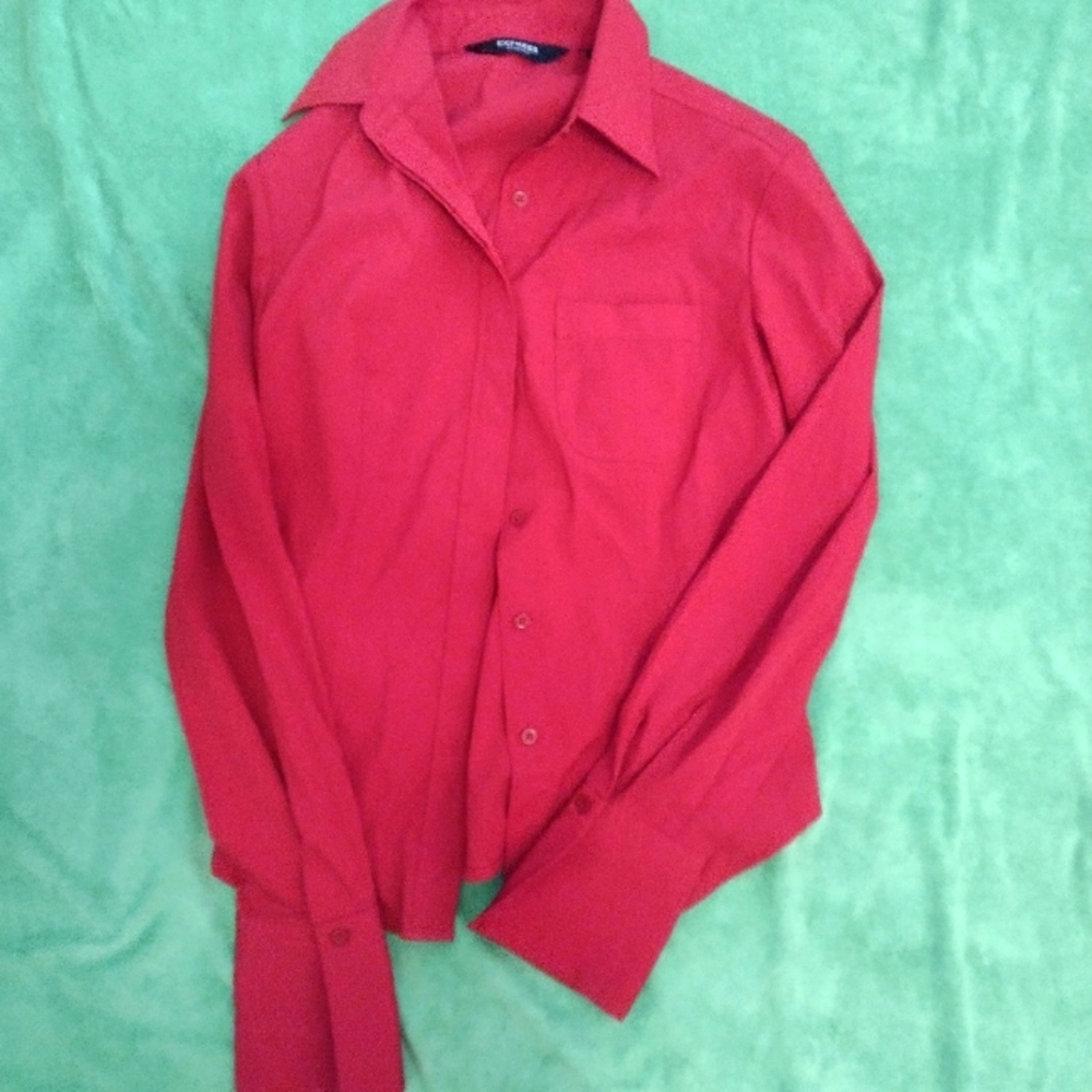 Express 1/2 Burt ned up shirt